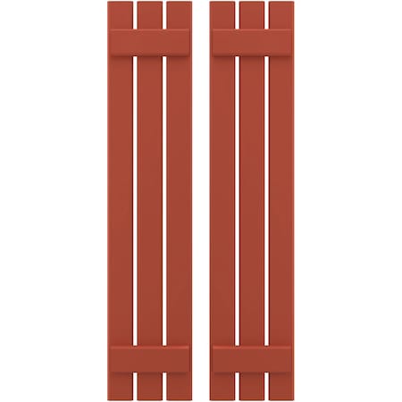 Americraft 3-Board (2 Batten) Exterior Real Wood Spaced Board-n-Batten Shutters, ARW101SB311X41CLH